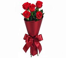 Букет 5 Красных роз Эдлесс Лав в Правдинске