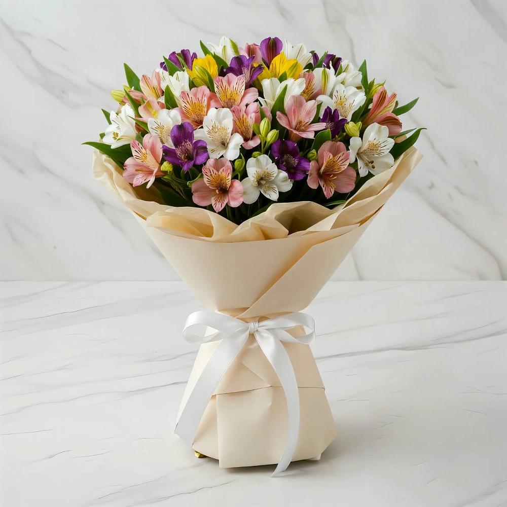 Букет цветов из: Альстромерии в Правдинске