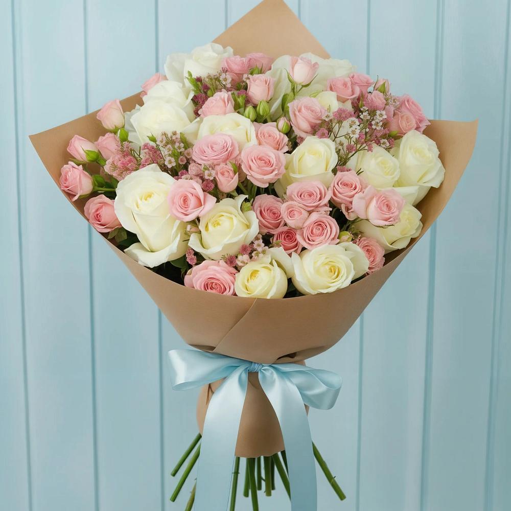 Букет цветов из: Розы в Правдинске