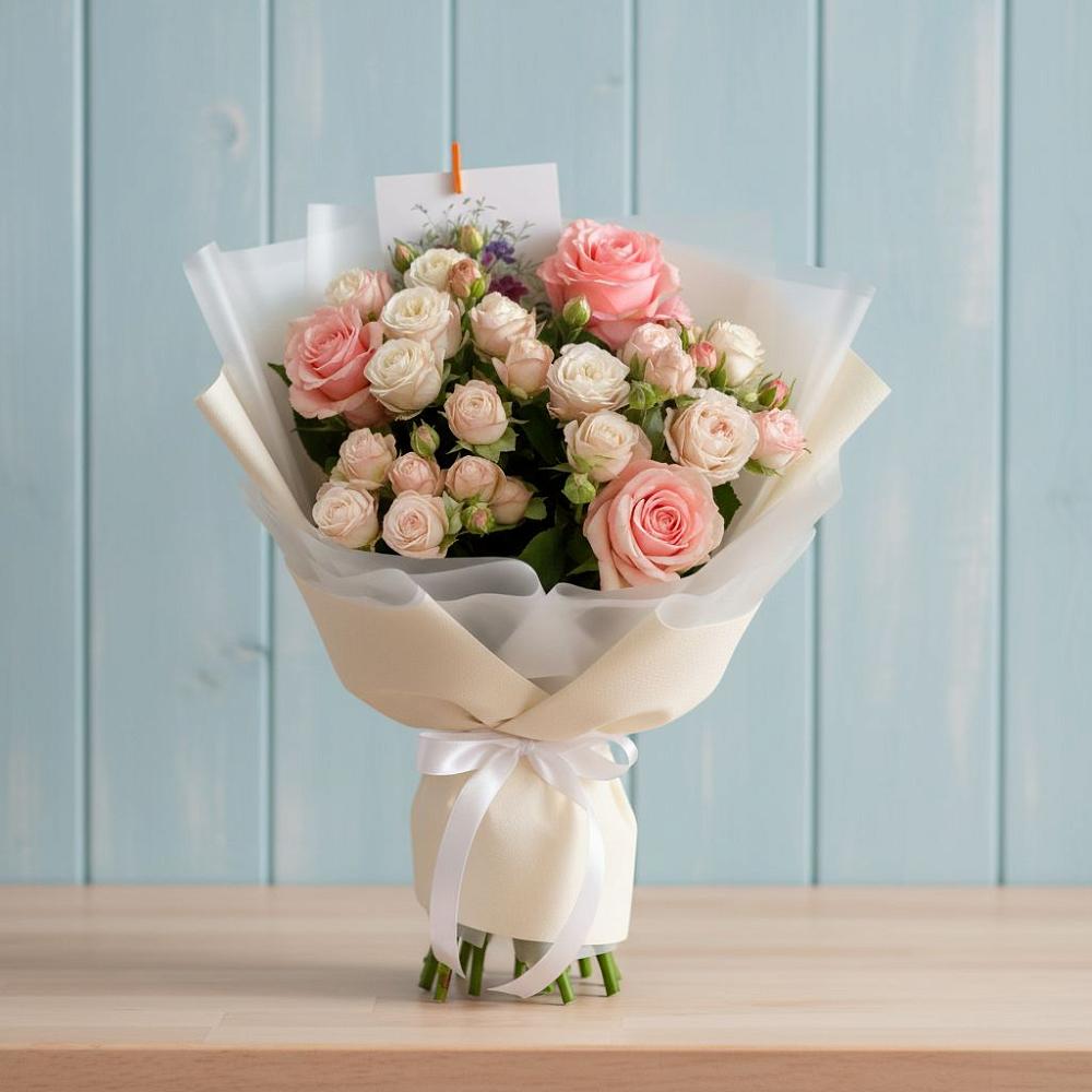 Букет цветов из: Розы в Правдинске