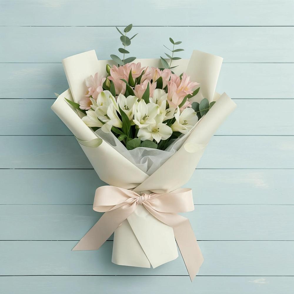 Букет цветов из: Альстромерии в Правдинске