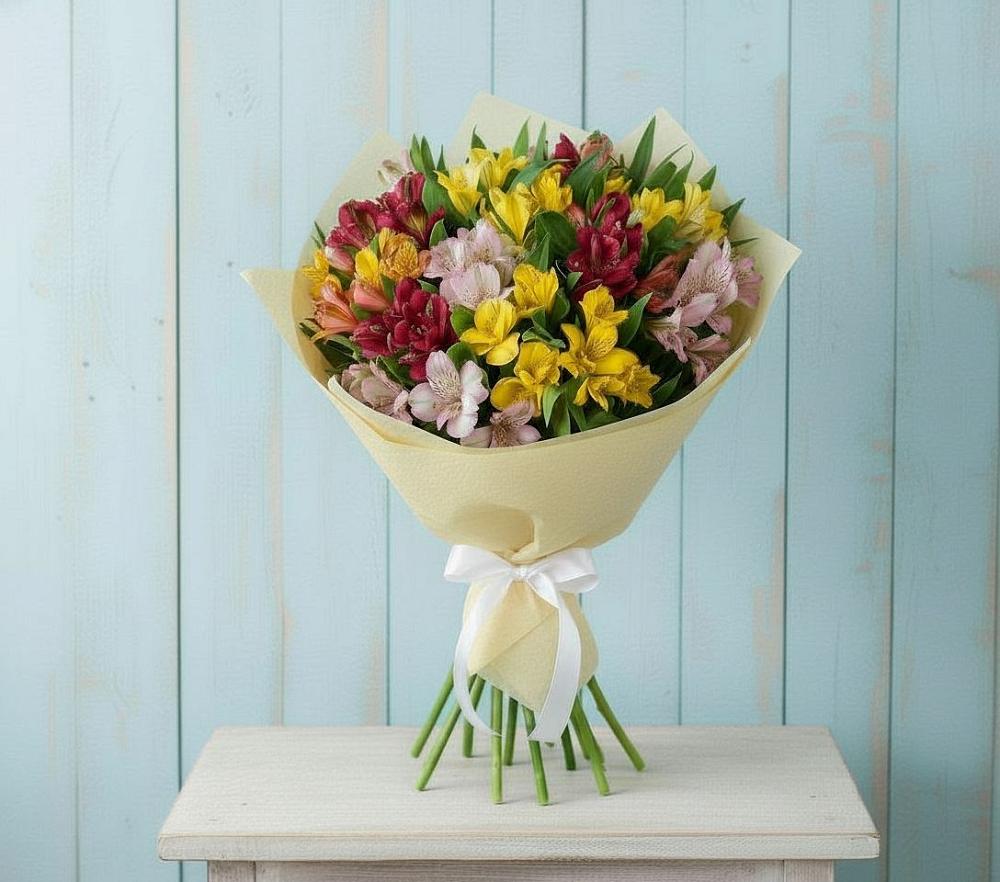 Букет цветов из: Альстромерии в Правдинске