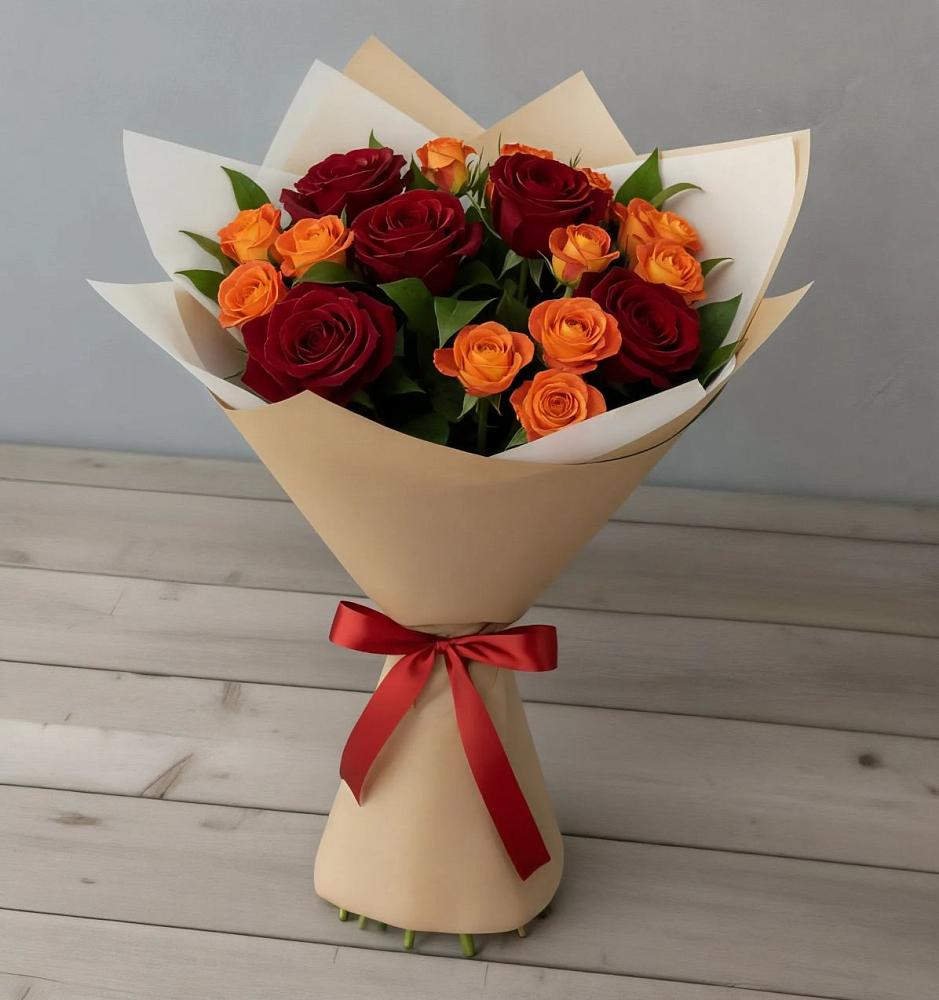 Букет Любовь и восторг в Правдинске